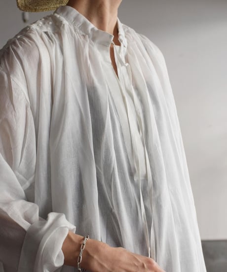 BUNON/GATHER DRESS