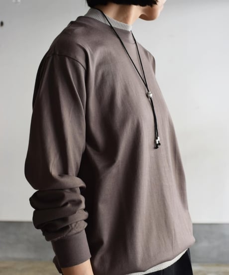 LIFiLL/COTTONY   SWEAT LONG SLEEVE TEE