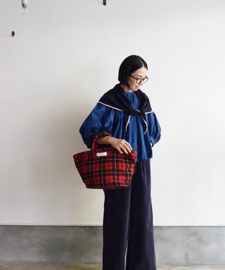 R＆Ｄ.M.CO/INDIGO BLUE GATHER SMOCK