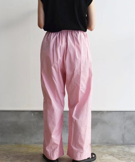 R&D.M.CO/GARMENT DYE TWILL COTTON RELAX GUM PANTS