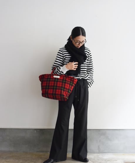 R&D.M.CO/裏起毛BORDER B.B.GATHER SLEEVE