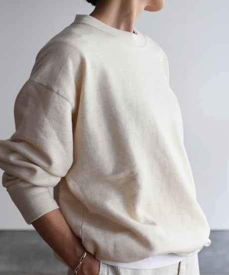phlanne'l/LIGHT COTTON YAC SWEAT SHIRT