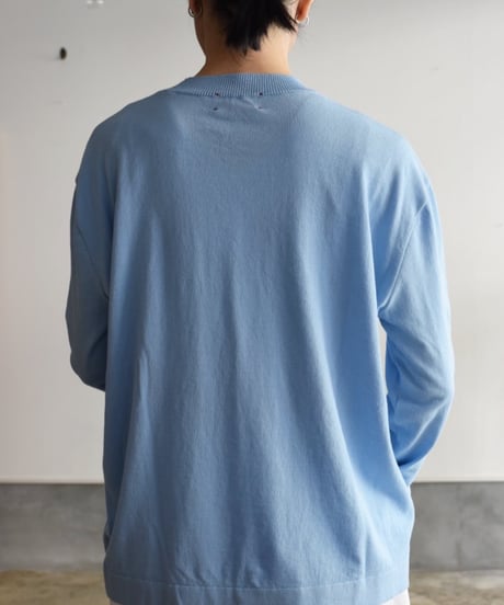 MEYAME/COTTON KNIT LONG SLEEVE TEE