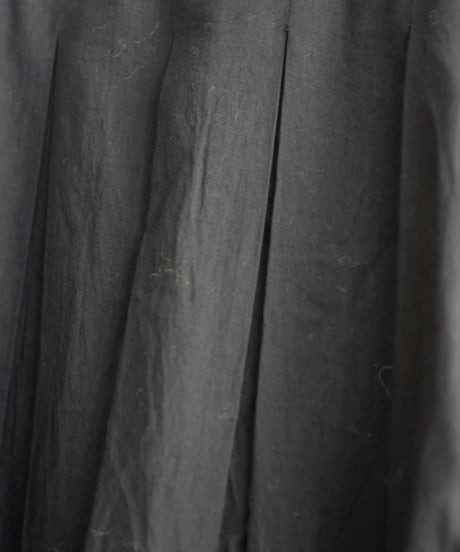 maison de soil/ORGANIC VOILE PLANE INVERTED PLEAT DRESS