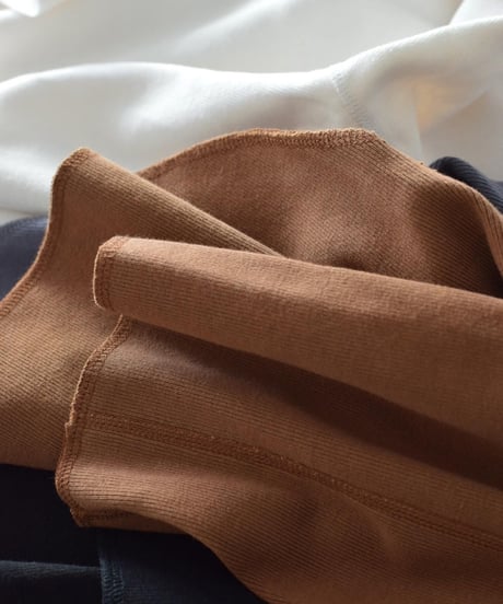 YLEVE/COTTON RIB PULL OVER