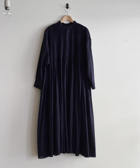 maison de soil/BANDED SHIRT DRESS