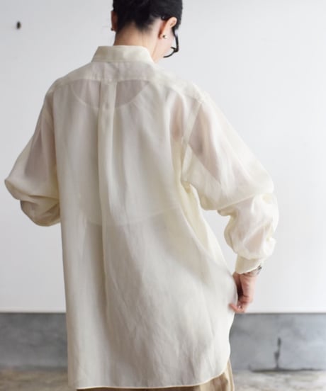 YLEVE / COTTON VOILE LAWN LONG SLEEVE SHIRT