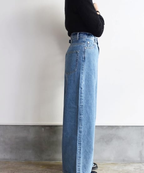 YLEVE/DENIM HIGH  WAIST WIDE