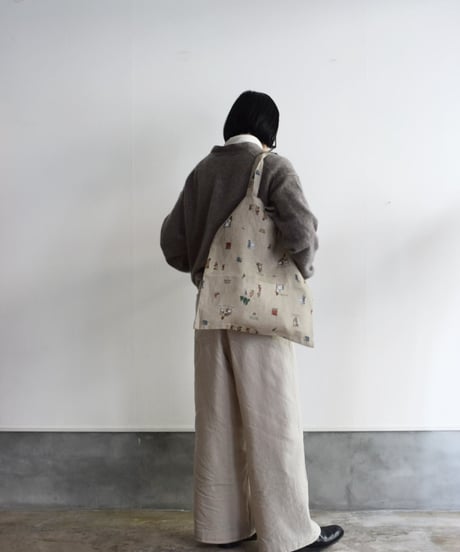 R&D.M.CO/BROWN BEARS TOTE BAG