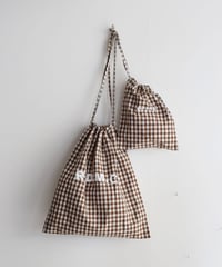 Ｒ＆D.M.CO/G.C DRAWSTRING BAG