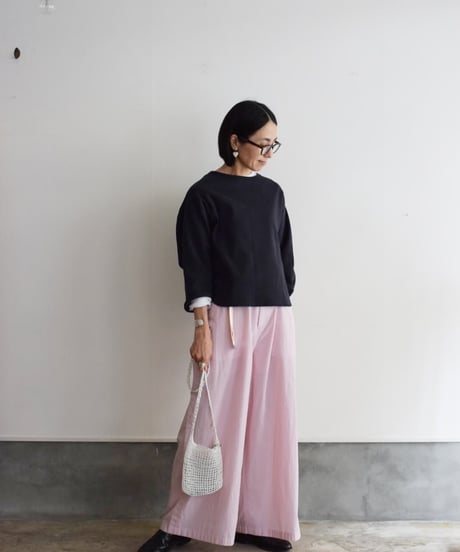 YLEVE/COTTON RIB PULL OVER