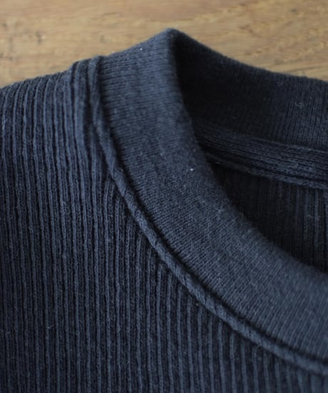 R&D.M.CO/RIB KNIT&SEW HALF SLEEVE