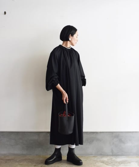 R&D.M.CO/HIGNECK RAGRAN DRESS