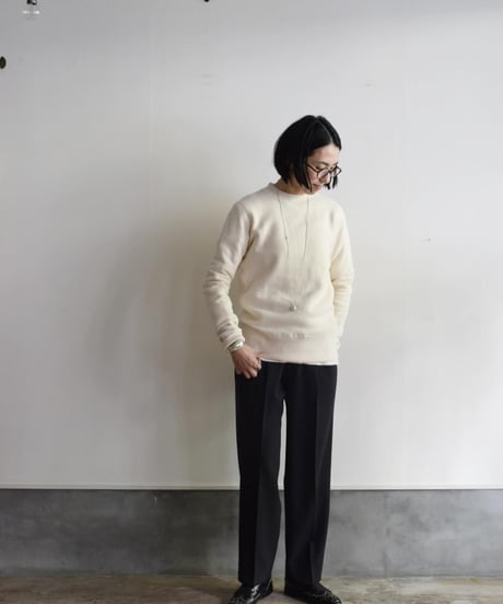R&D.M.CO/裏起毛CREW NECK SWEAT