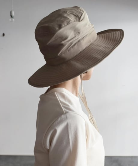 R&D.M.CO/LINEN TAFFETA ADVENTURE HAT