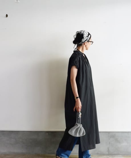 Nikki  ESSENTIAL PIECES/COTTON LAWN TWIST FRENCHSLEEVE DRESS