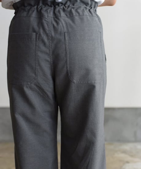 MEYAME/COMFORTABLE DRAWCOARD PANTS