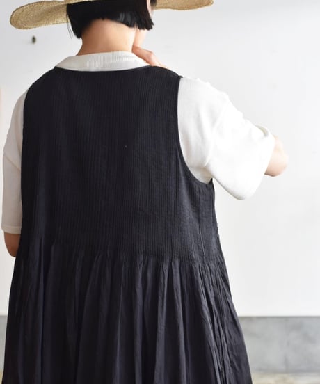 maison de soil/MINI PINTUCK NO/SL PULLOVER DRESS