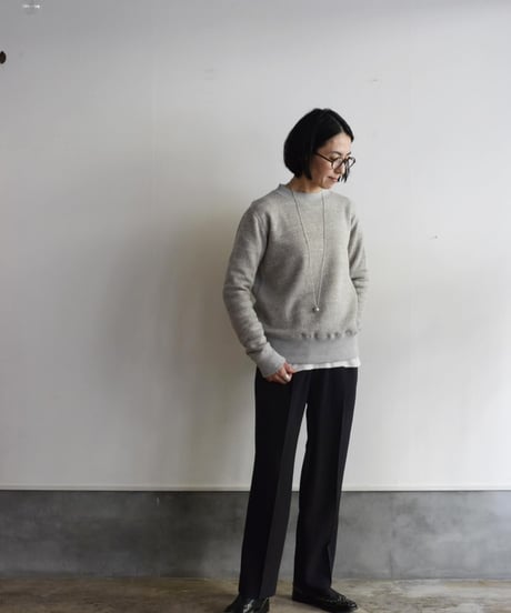 R&D.M.CO/裏起毛CREW NECK SWEAT