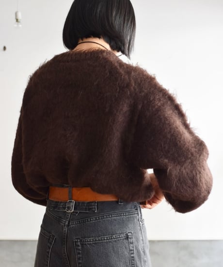 YLEVE/MOHAIR NAPPING KNIT PULOVER