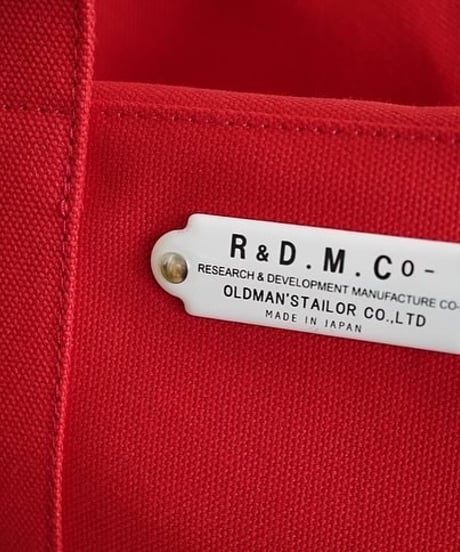 R&D.M.CO/TOTE BAG ファスナー付