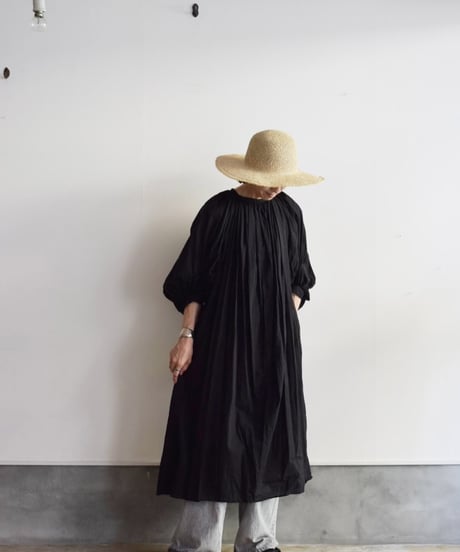 R&D.M.CO/GARMENTDYE  LAWN SMOCK DRESS