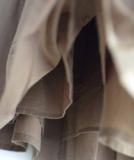 SOIL/COTTON SILK GATHERED SKIRT