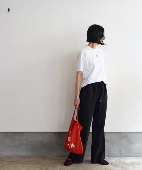 MEYAME/COMFORTABLE DRAWCOARD PANTS