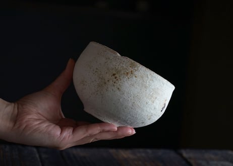 吉田香楠子 / 14 白化粧楢灰 茶碗