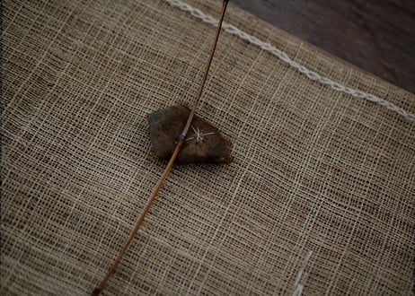 B1-3. 雨忘 -amawasure-  ~ 古布と茶染め刺繡 ~ / 橘 美彩