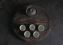 茶奏人  / 1     枯木 × 竹継ぎ 結界茶盤   ( 古物見立て茶器 )