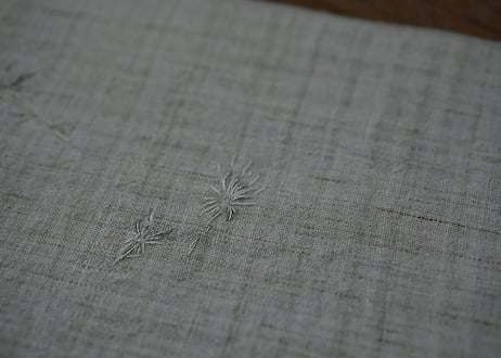 B1-4 .  時雫 -tokishizuku-  ~ 古布と茶染め刺繡 ~ / 橘 美彩