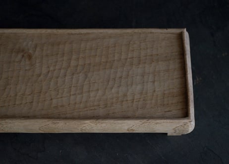 菅野 和正 / 8　栗  茶杯台脚付　42cm