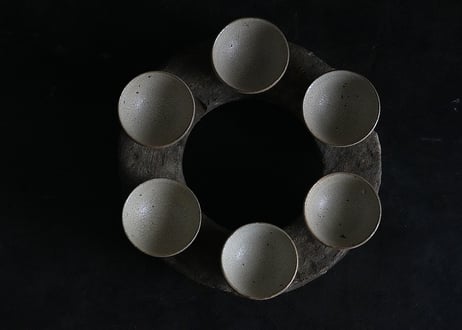 茶奏人  /   4  窯道具 輪トチン見立て 茶杯台  ( 古物見立て茶器 )