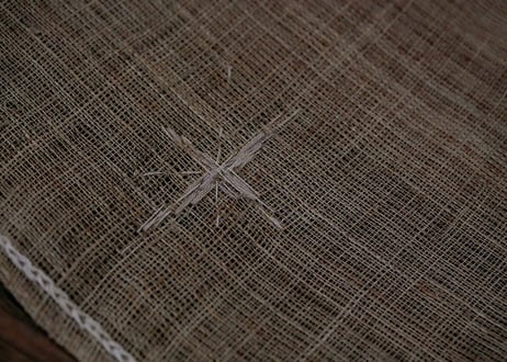 B1-3. 雨忘 -amawasure-  ~ 古布と茶染め刺繡 ~ / 橘 美彩