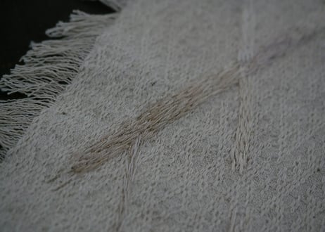 B1- 8.  廻路 -megurimichi- （ 3-Piece Set）~ 古布と茶染め刺繡 ~ / 橘 美彩