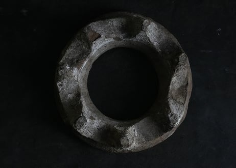 茶奏人  /   4  窯道具 輪トチン見立て 茶杯台  ( 古物見立て茶器 )
