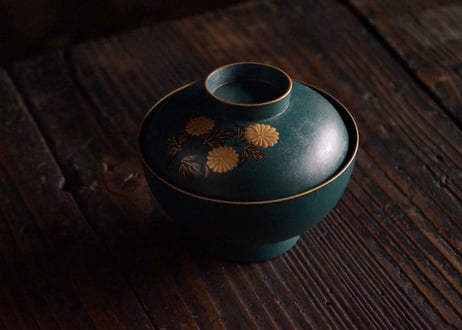 やのさちこ / 1 仙才型菊蒔絵吸物椀