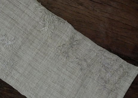 B1-4 .  時雫 -tokishizuku-  ~ 古布と茶染め刺繡 ~ / 橘 美彩