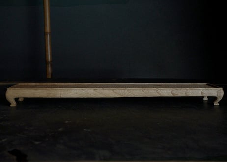 菅野 和正 / 8　栗  茶杯台脚付　42cm