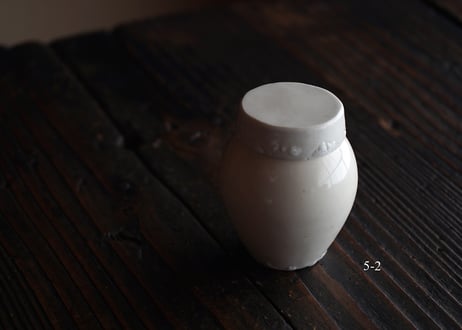 タナカシゲオ / 5 白瓷茶入