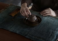 C-4   織襤褸  古蚊帳あわせ  ( ずらし有 ) -BORO-  /  西川はるえ