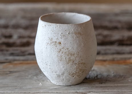 吉田香楠子 / 12　白化粧楢灰 茶杯