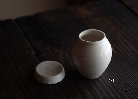 タナカシゲオ / 5 白瓷茶入
