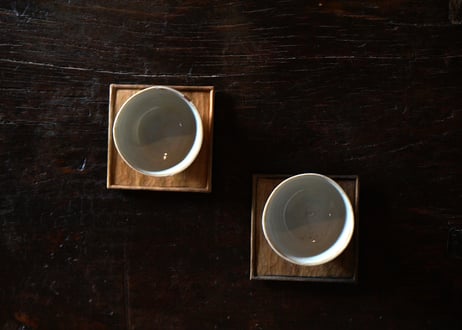 菅野 和正 / 27　【 数量限定 受注制 / 納期2〜3ヶ月 】茶托・豆皿　桜  鉄媒染  / 無垢