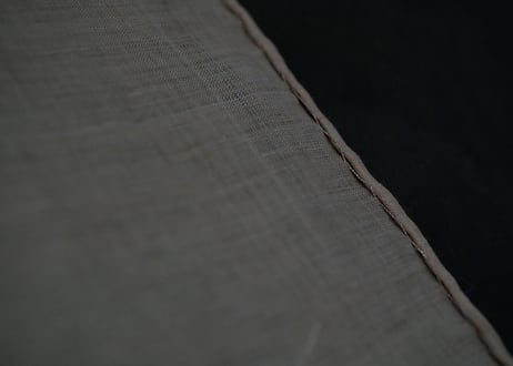B1- 7.  霰歌 -arareuta-  （ 3-Piece Set）~ 古布と茶染め刺繡 ~ / 橘 美彩