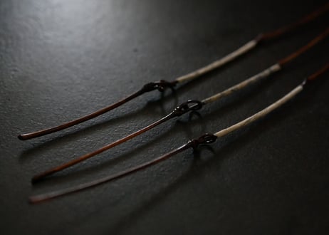 B1-1.    樹暦 -kigoyomi-（ 3-Piece Set）　~ 古布と茶染め刺繡 ~ / 橘 美彩