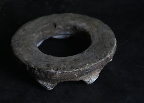 茶奏人  /   4  窯道具 輪トチン見立て 茶杯台  ( 古物見立て茶器 )