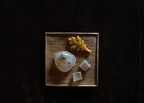 菅野 和正 / 27　【 数量限定 受注制 / 納期2〜3ヶ月 】茶托・豆皿　桜  鉄媒染  / 無垢