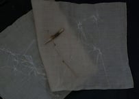 B1- 7.  霰歌 -arareuta-  （ 3-Piece Set）~ 古布と茶染め刺繡 ~ / 橘 美彩